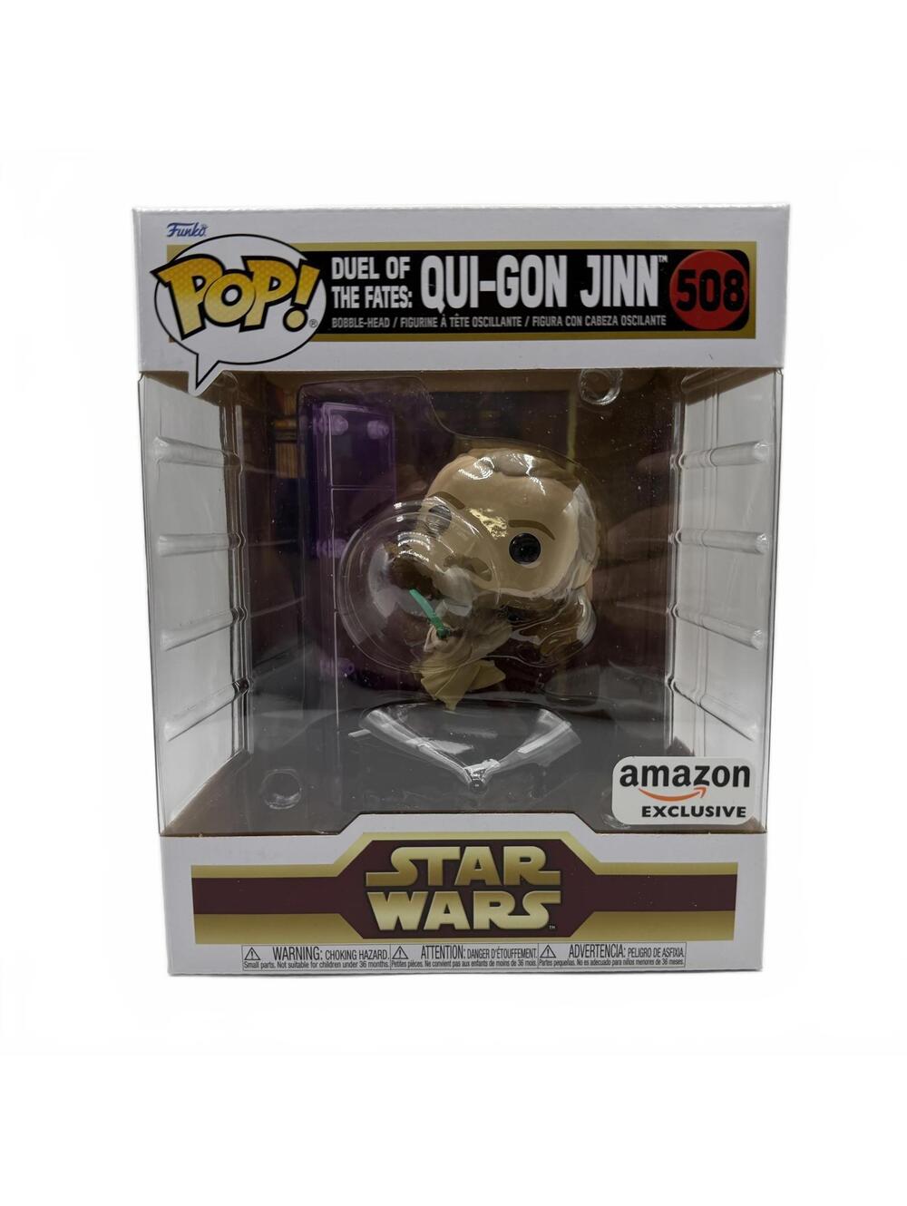 Funko Pop! Deluxe Star Wars Duel of Fates Qui-Gon Jinn #508